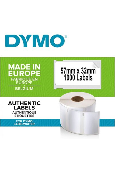 Dymo Multi Purpose Label 57mm x 32mm, 1000 Labels White
