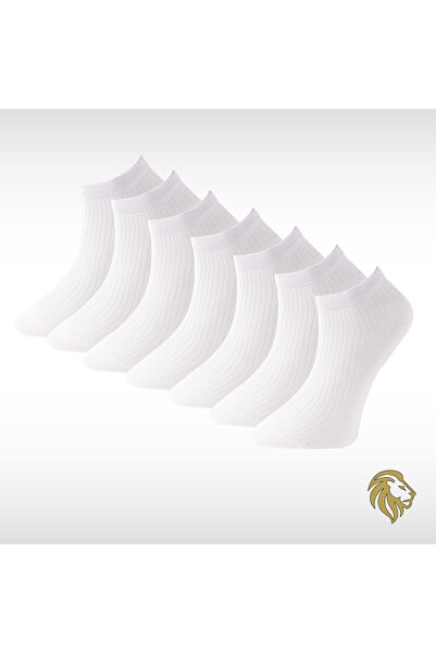 Lion Monroe Pure Bamboo Men's Booties Flat Short White Socks Seamless Premium...
