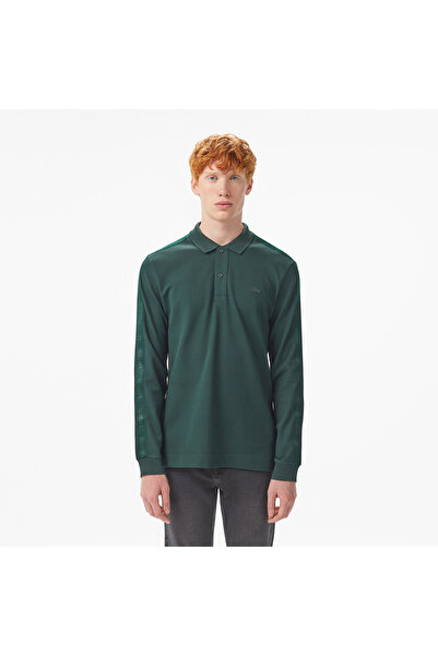 Lacoste Erkek Regular Fit Uzun Kollu Koyu Yeşil Polo