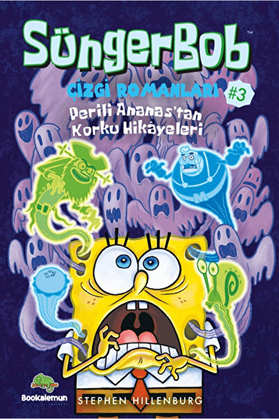 bookalemun yayınevi Süngerbob Çizgi Romanları 3 - Perili Ananas'tan Korku Hik...
