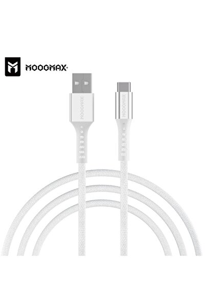 MOOG Delivery of Type C Cable Fabric-White-Moogmx064-Usb-Typ