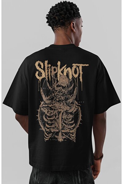 SEVBANO Slipknot rok metal muzički bend, majica sa leđnim printom, unisex, ve...
