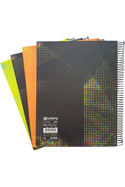 Generic Maxi Classic Multi-Layer Spiral Bound Hardcover Notebook A4 Size 120 ...