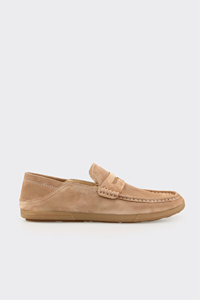 Elle Shoes Camel Deri Erkek Günlük Ayakkabı