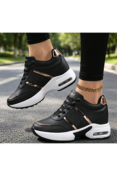 SOSENFER Women's Running Sports Shoes, Comfortable Thick-Soled Women's Sports...