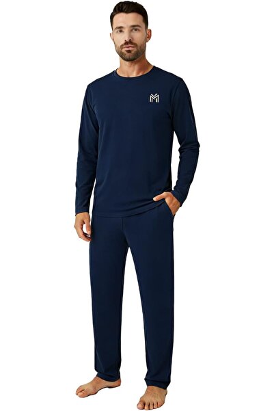 casme Mens Loungewear Sets Pajamas Set Top and Bottom Soft Sleepwear