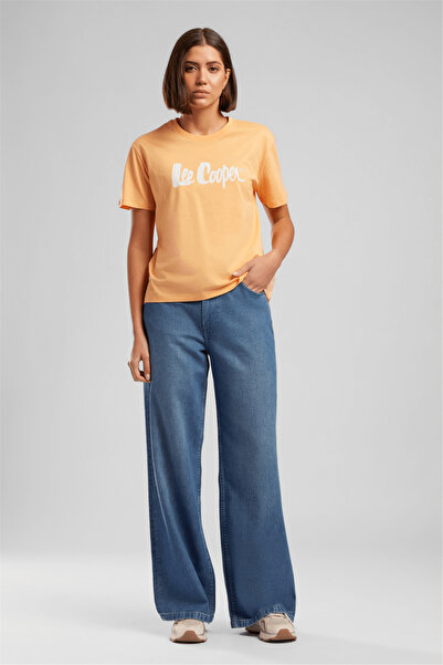 Lee Cooper Londonlogo Γυναικείο μπλουζάκι με άνετη εφαρμογή, 100% βαμβακερό, ...