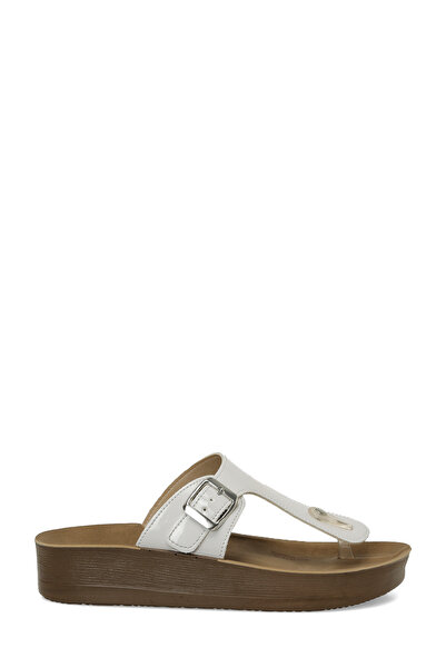 Polaris 409049.Z Λευκές Γυναικείες Παντόφλες