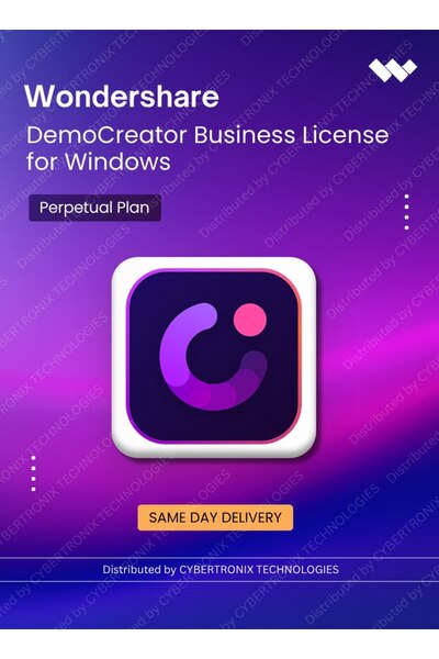 WonderShare ترخيص DemoCreator للأعمال لنظام ويندوز |   خطة دائمة |   رخصة رقم...