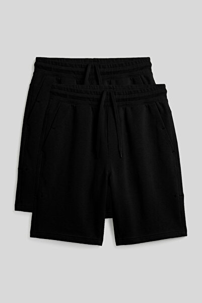 TOMMY LIFE Ανδρικό σορτς Rahat Form 2-pack, μαύρο, μεγάλο μέγεθος - 81297