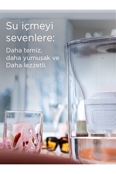 BRITA Style Essential XL 3 x MAXTRA PRO Pure Performance Filtreli Su Arıtma Sürahisi – Beyaz (3,6L)