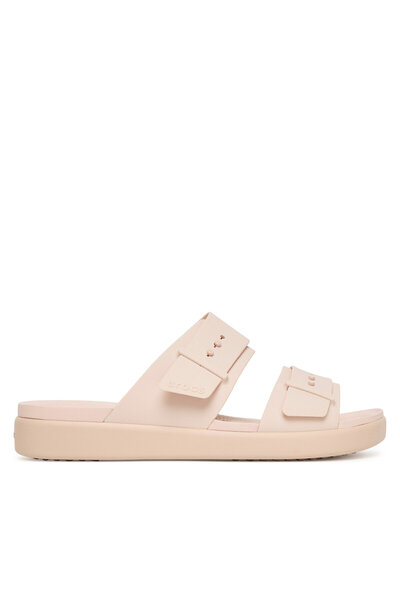 Crocs Papuci roz de damă Brooklyn Buckle Low Low 211215