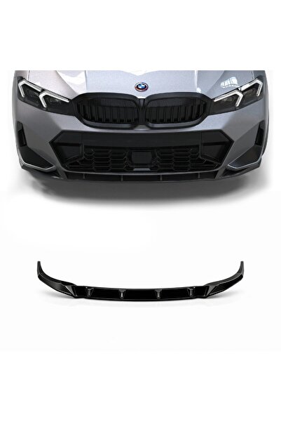 YıldızTuning Bmw 3 Serisi G20 M Sport Lci (2022+) Ön Tampon Eki Lip Piano Black
