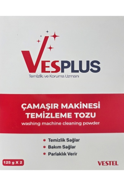 Vestel Vesplus Çamaşır bulaşık makina temizleyici (2 li Paket)