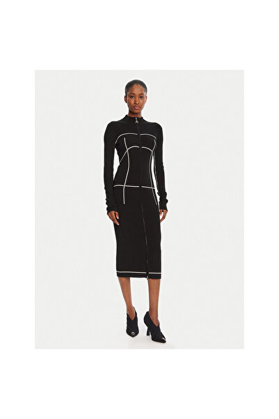 Patrizia Pepe cardigan de damă negru 8A1522 K265 FG09