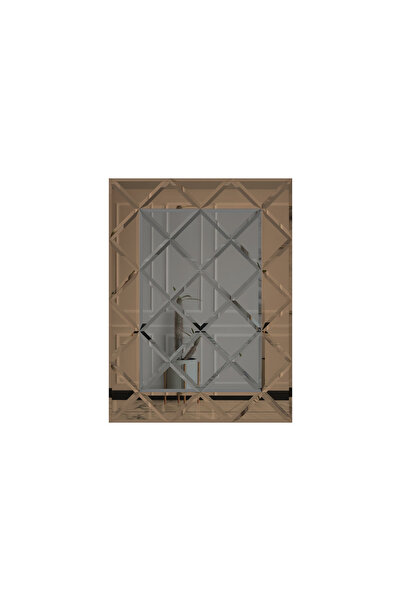POTRO Oglinda cu fazeta 120 x 160 cm Bronze-Gri