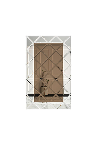 POTRO Oglinda cu fazeta 120 x 200 cm Argintiu-Bronze