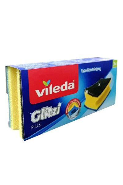 Vileda Burete vase, spuma poliuretanica si fibra abraziva, curatare intensiva...