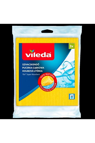 Vileda Laveta curatenie, celuloza si bumbac, super absorbanta, reutilizabila,...