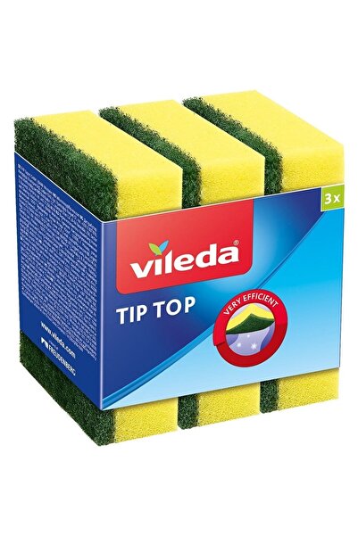 Vileda Burete vase, spuma poliuretanica si fibra abraziva, curatare eficienta...