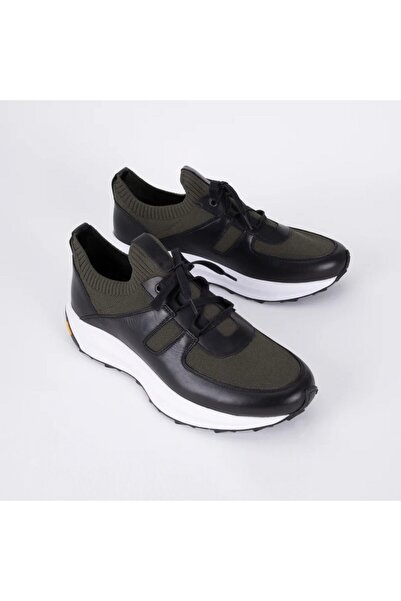 Trust Shoes D4203Y Men's Sneaker Sports Shoes, Genuine Leather & Knit Lightwe...