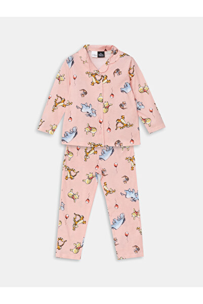 LC Waikiki Set de pijamale pentru fete cu imprimeu Winnie the Pooh