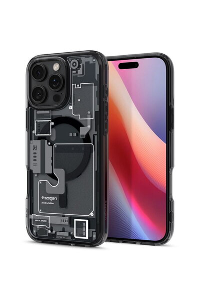 Spigen Husă pentru iPhone 16 Pro - Ultra Hybrid Zero One MagSafe - Negru Mat