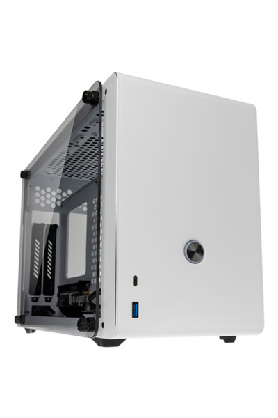 Raijintek Ophion, Mini ITX, without power supply, Tempered Glass, White