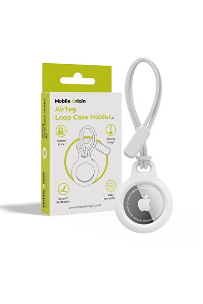 Mobile Origin Husa Airtag Loop Case Holder A1, albă