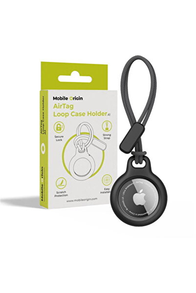 Mobile Origin Husa Airtag Loop Case Holder A1, negru