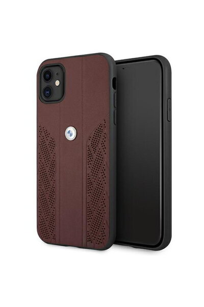 BMW Etui BMHCN61RSPPR iPhone 11 6,1" / Xr czerwony/red hardcase Leather Curve...