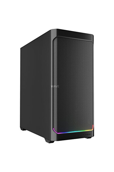 SHARKOON Mid Tower Without PSU AK4 RGB Strip Black