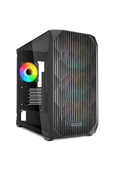 SHARKOON Mid Tower Fara sursa MK3 RGB Negru