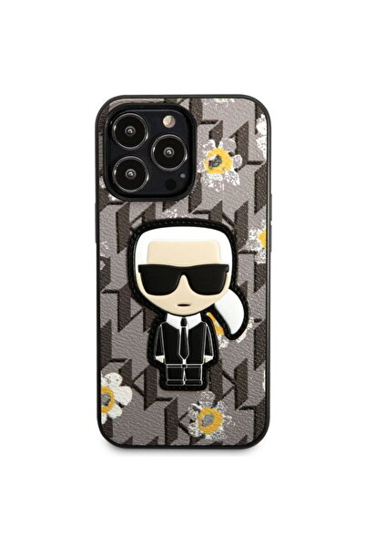 Karl Lagerfeld Husa Ikonik Flower iPhone 13 Pro Gri