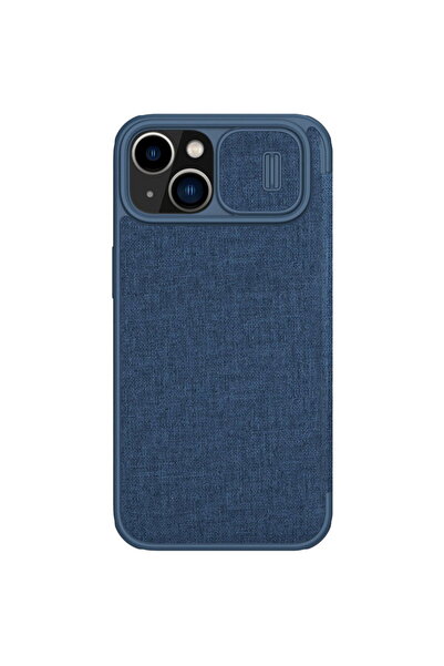 Nillkin Husă Qin Cloth Pro pentru iPhone 14 Plus, cu protecție pentru cameră,...