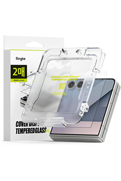 Ringke Husa Easy Slide Pro, pachet de 2, sticlă securizată pentru Galaxy Z Fl...