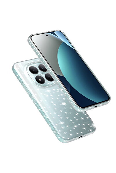 Techsuit Husa pentru Xiaomi Redmi Note 15 Pro 5G - SparkleSkin Series - Clear
