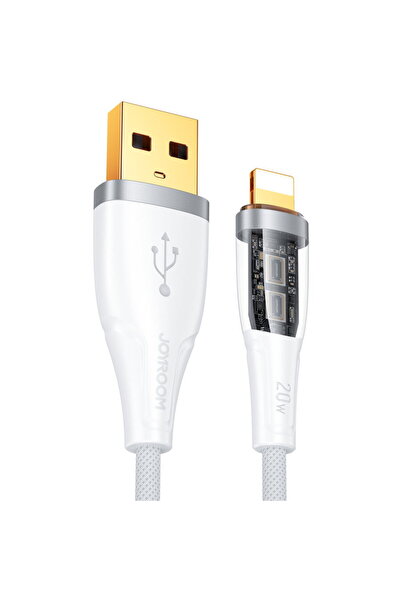 Joyroom Cablu de încărcare rapidă cu întrerupător inteligent USB-A - Lightnin...