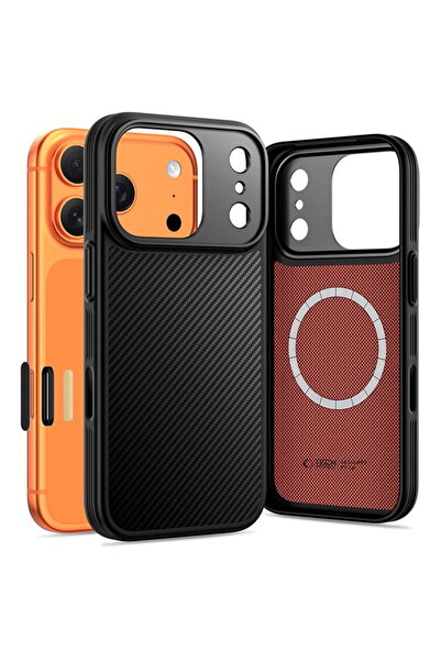 Tech-Protect Husa KEVLAR ARAMID CC MAGSAFE IPHONE 17 PRO MAX NEGRU