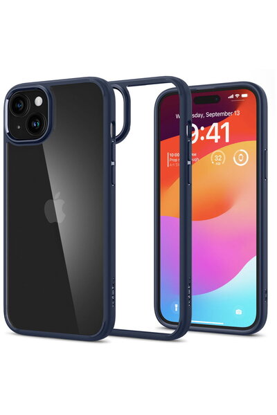 Spigen Ultra Hibrid, albastru marin - iPhone 15 Plus