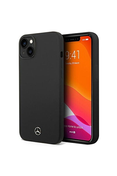 MERCEDES MEHMP14MSILBK iPhone 14 Plus 6.7" Black/black hardcase Silicone Line...