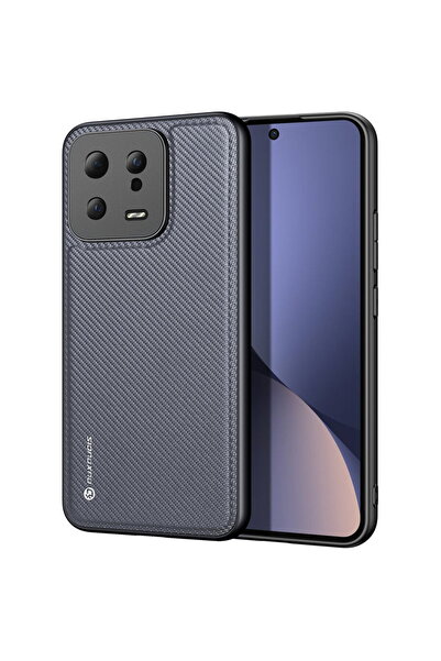 Dux Ducis Husa Fino pentru Xiaomi 13 cu ramă de silicon gri