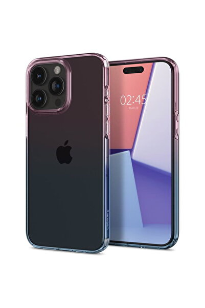 Spigen Cristal Lichid, roz în degrade - iPhone 15 Pro