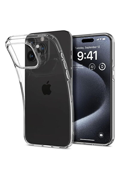 Spigen Husa pentru iPhone 15 Pro - Liquid Crystal - Clear