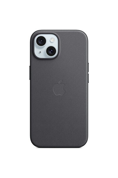 Apple Husă FineWoven cu MagSafe pentru iPhone 15, Negru