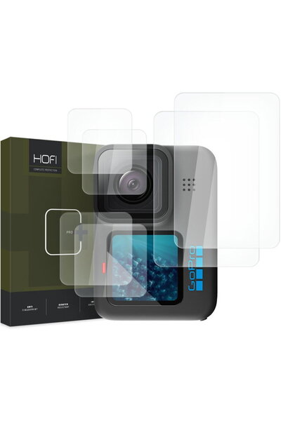 HOFI GLASS PRO+ Set de 2 bucăți GOPRO HERO 9 / 10 / 11 / 12 Transparent