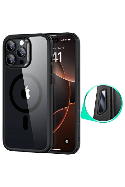 ESR Husă pentru iPhone 16 Pro Max - Classic Hybrid HaloLock - Transparent Negru