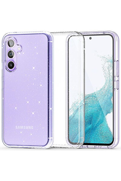 Tech-Protect HusДѓ FlexAir Hybrid pentru Galaxy S23 FE, finisaj glitter, strД...