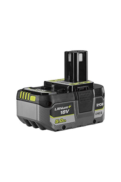 Ryobi بطارية RB18L50 18 فولت، 5 أمبير، ليثيوم أيون، مع مؤشر مستوى الشحن