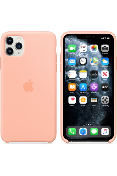 Apple Silicone for iPhone 11 Pro Max, Grapefruit